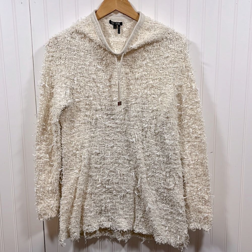 Nic + Zoe cream knit sweater